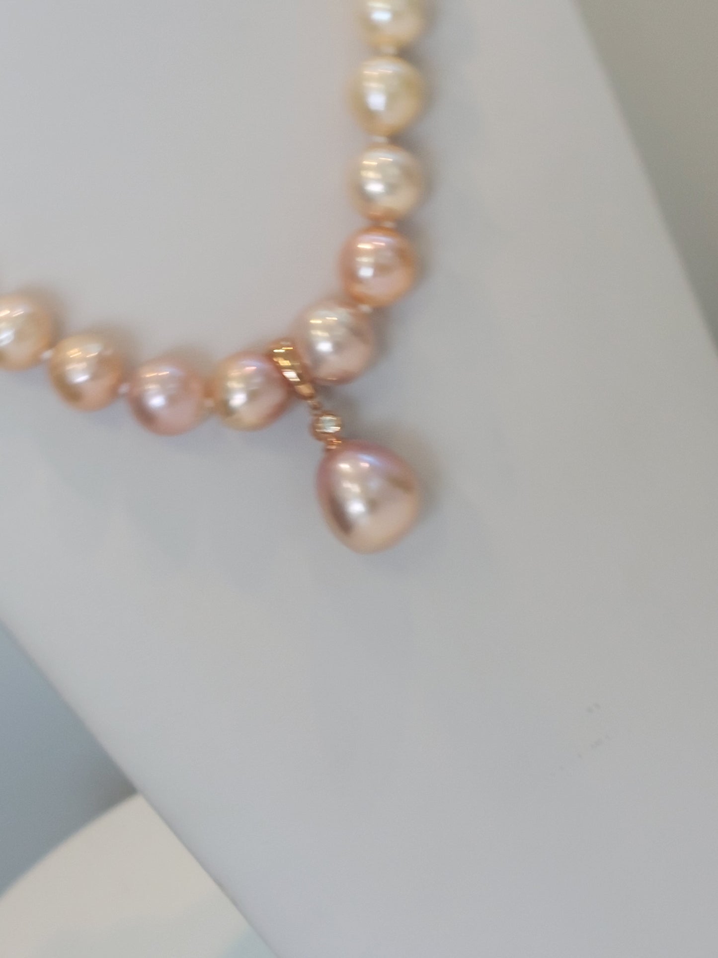 Natural Pink Pearl Strand