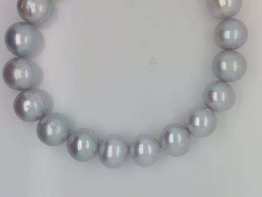 Grey Off-Round Pearl Bracelet