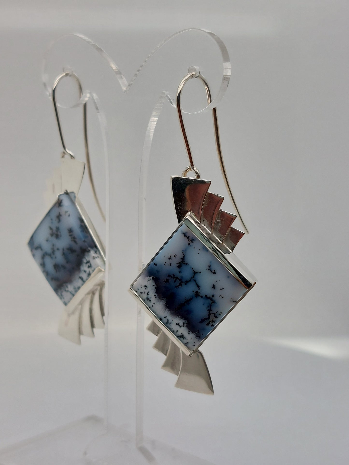 Dentritic Agate Earrings
