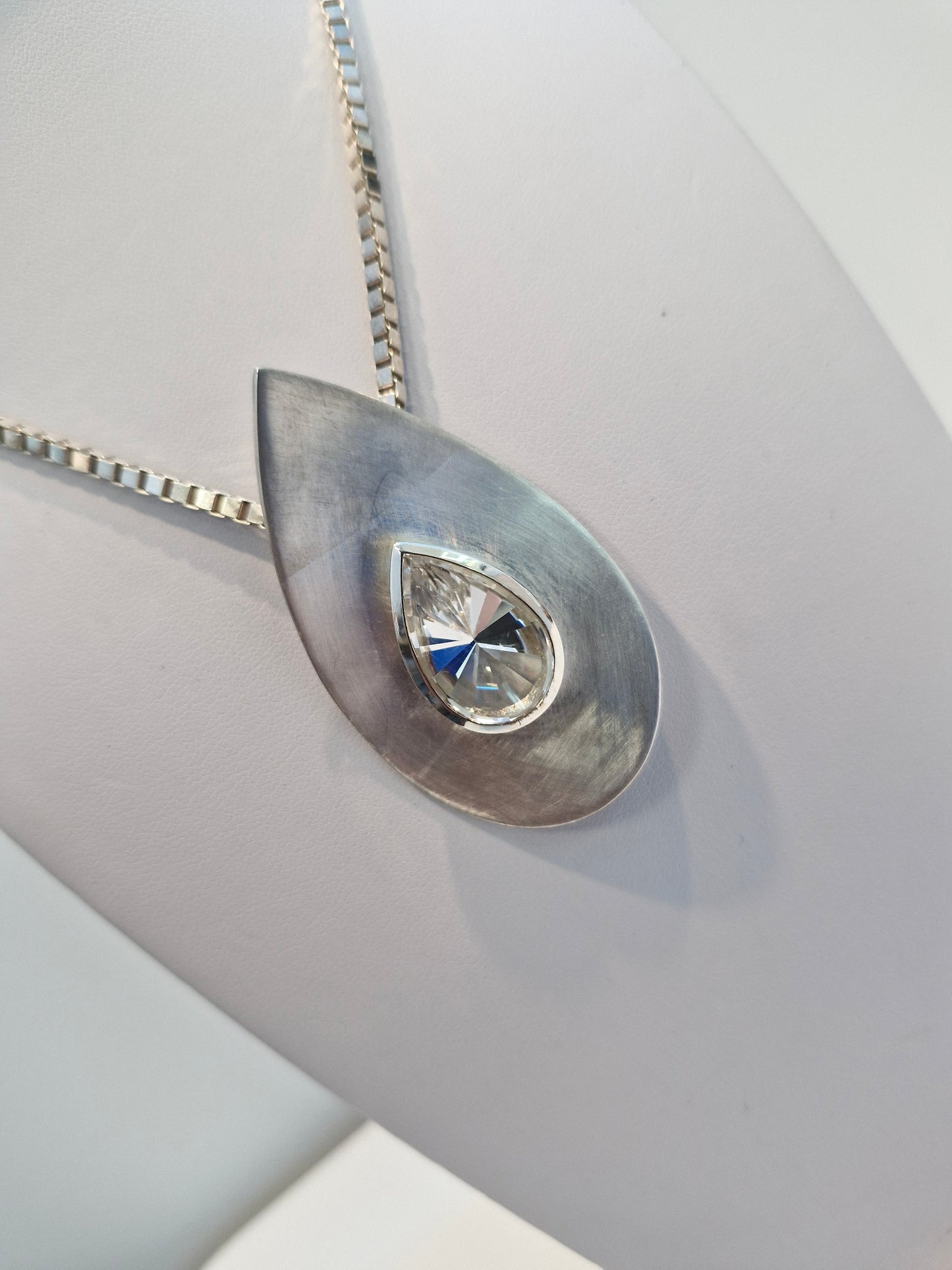 Triangle Topaz Pendant