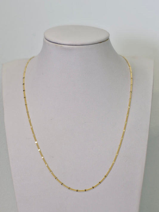 Yellow Mirror & Curb Chain