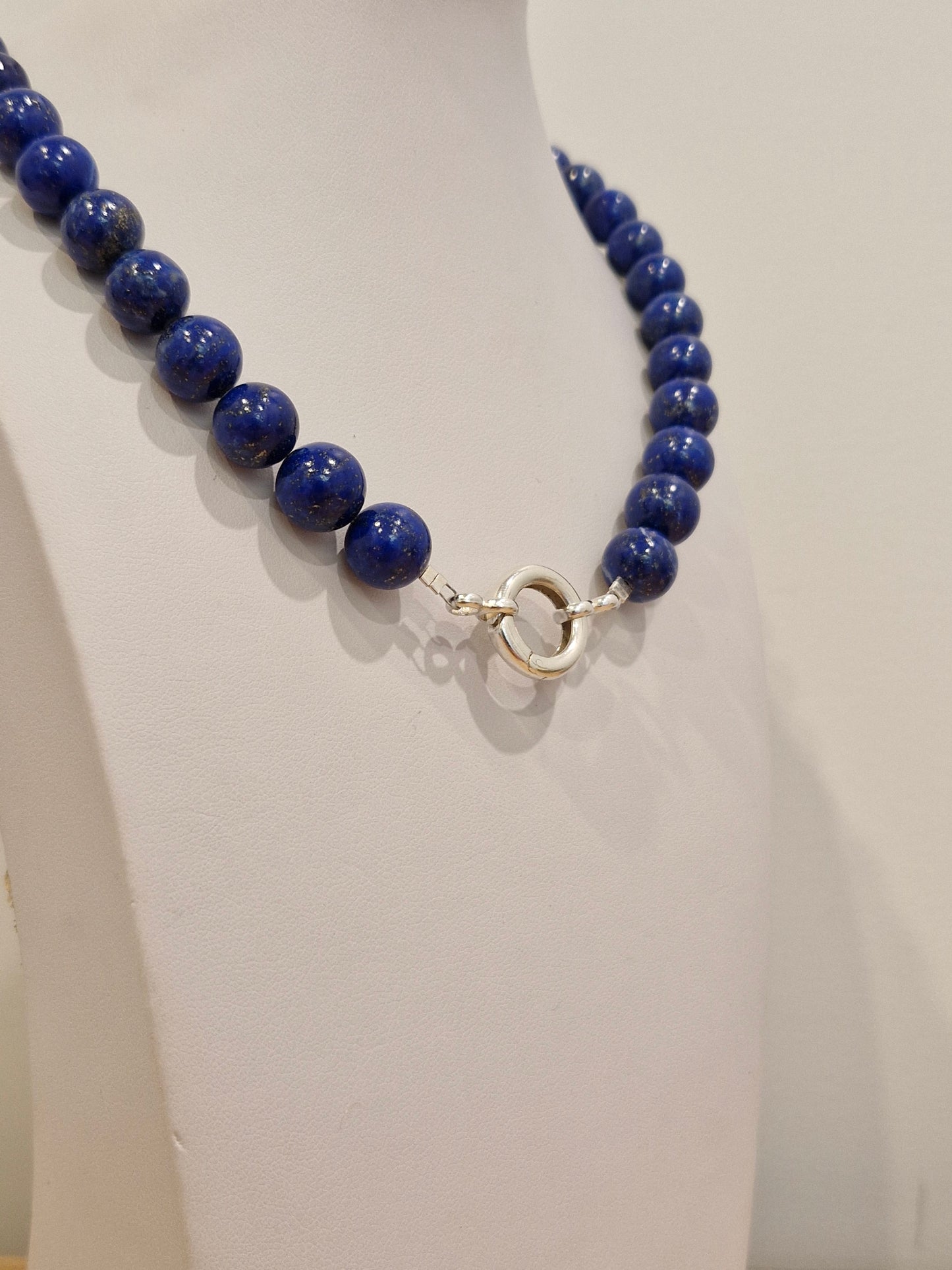 Lapis Paperclip Chain