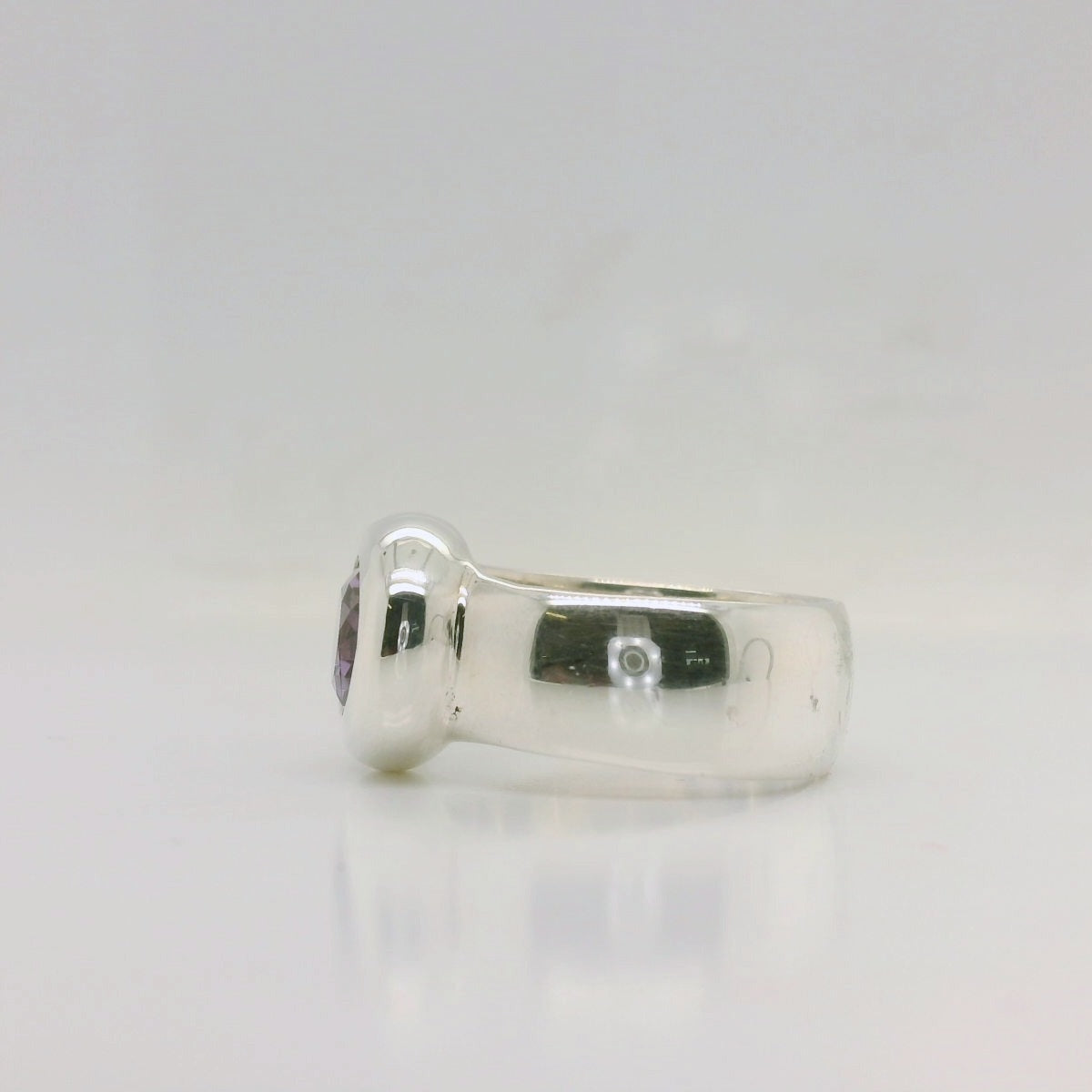 Chunky Amethyst Ring