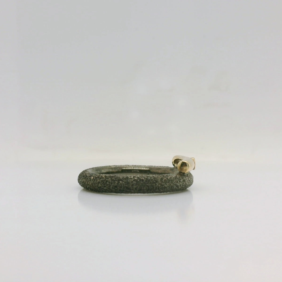 Two-Tone Oxidised Ring