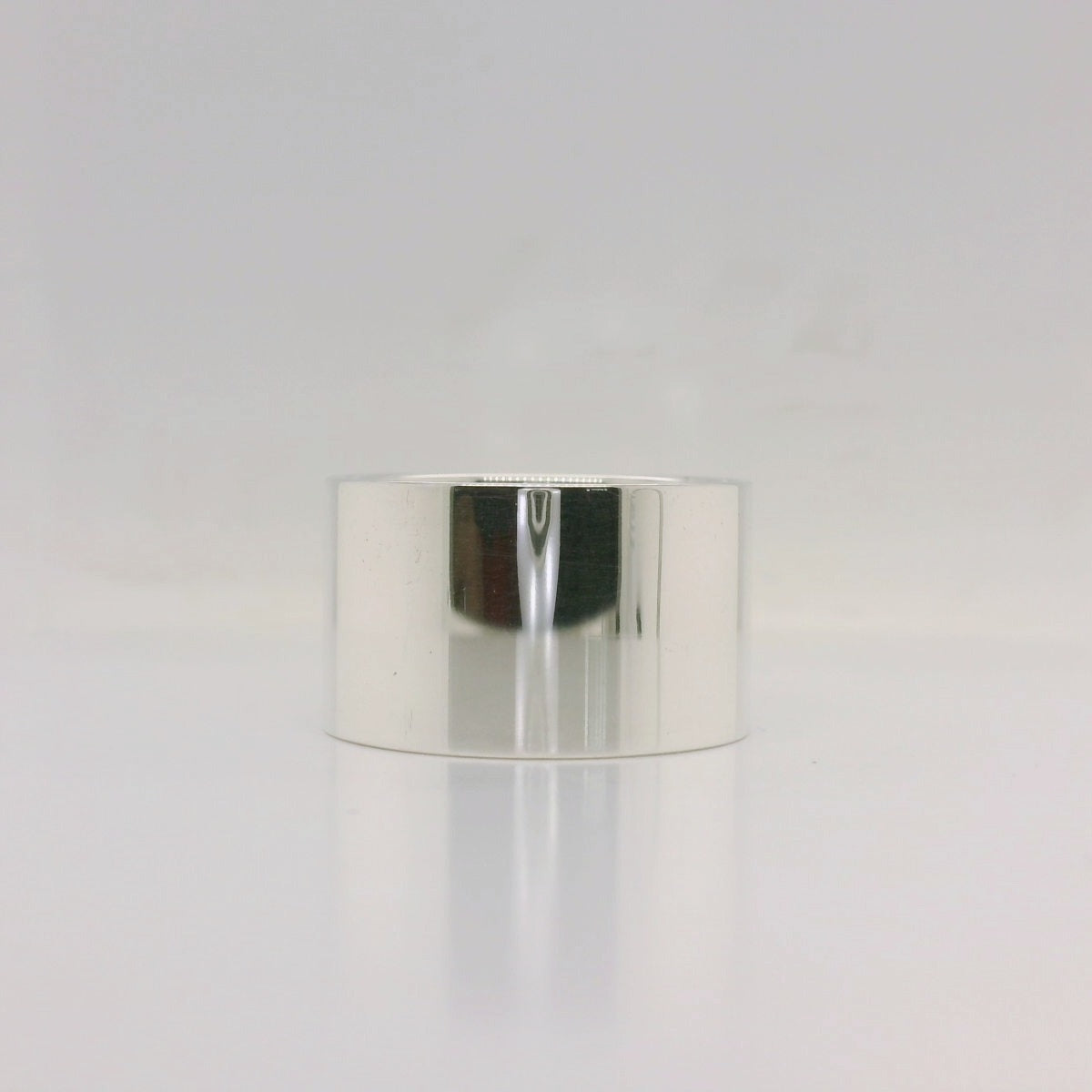 Wide Silver Band