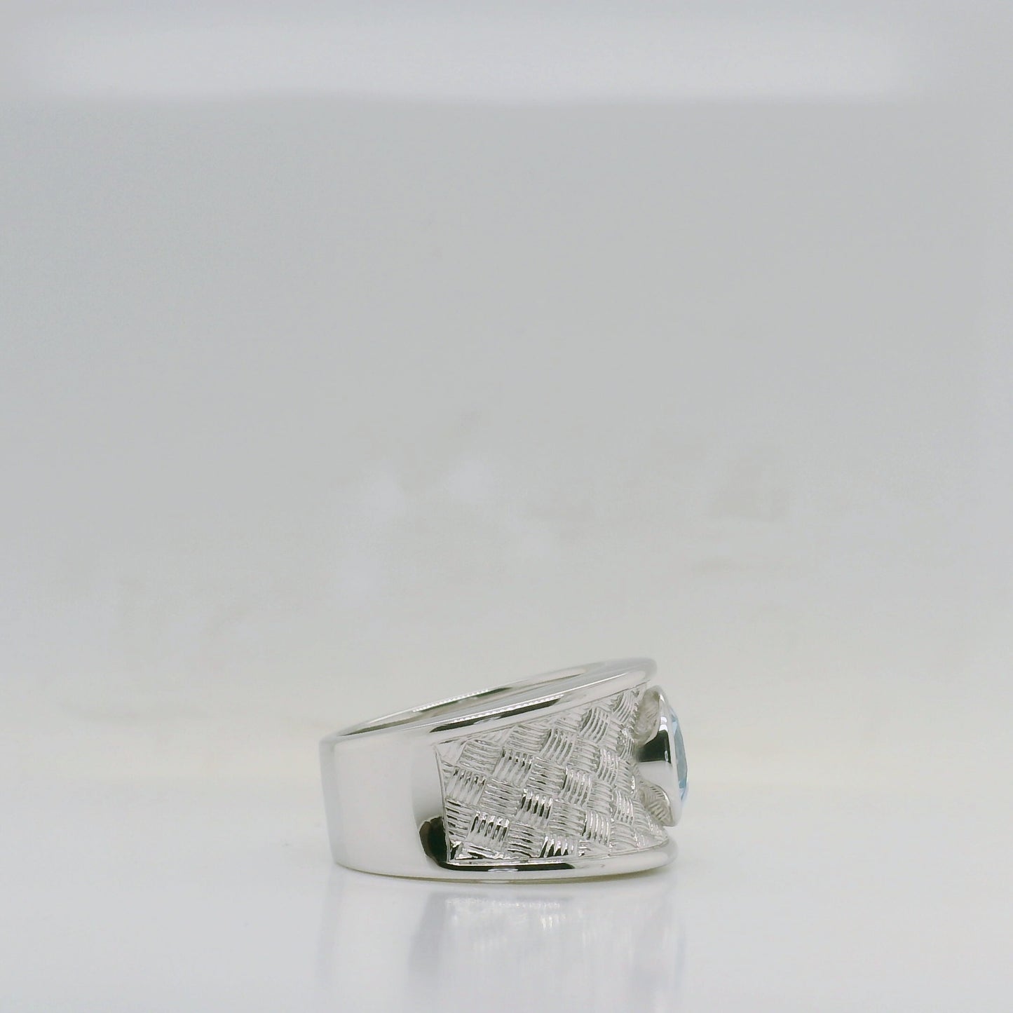 Textured Topaz Ring