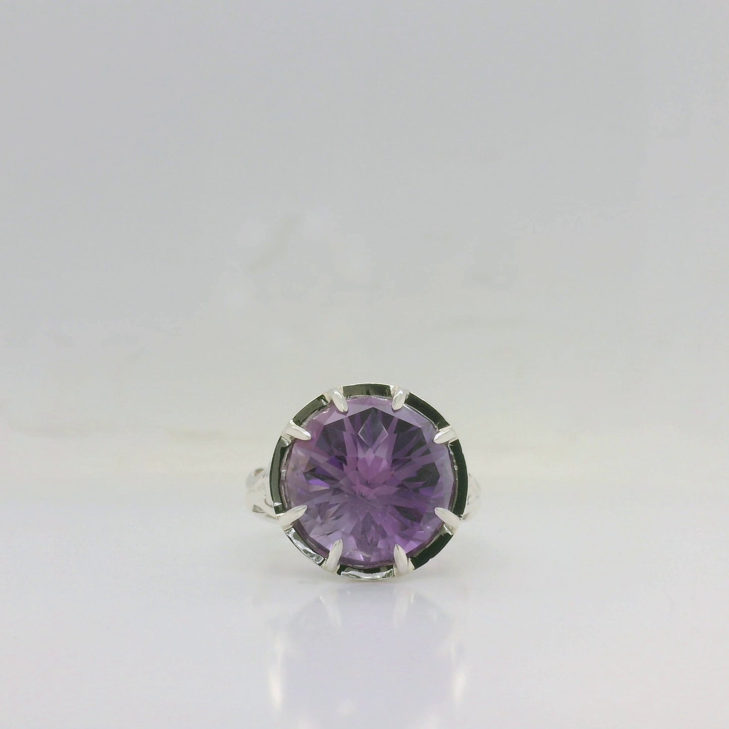 Fancy Cut Amethyst Ring