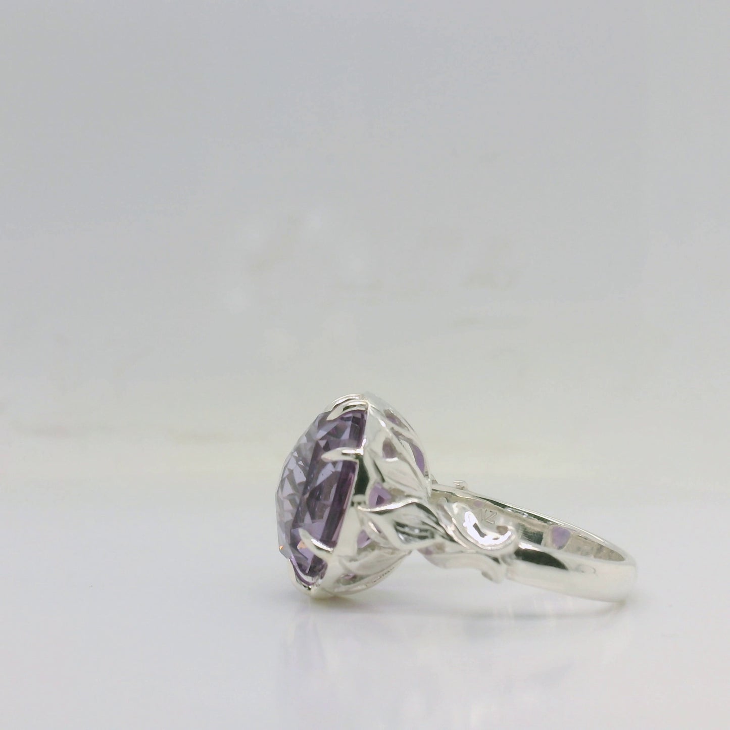 Fancy Cut Amethyst Ring