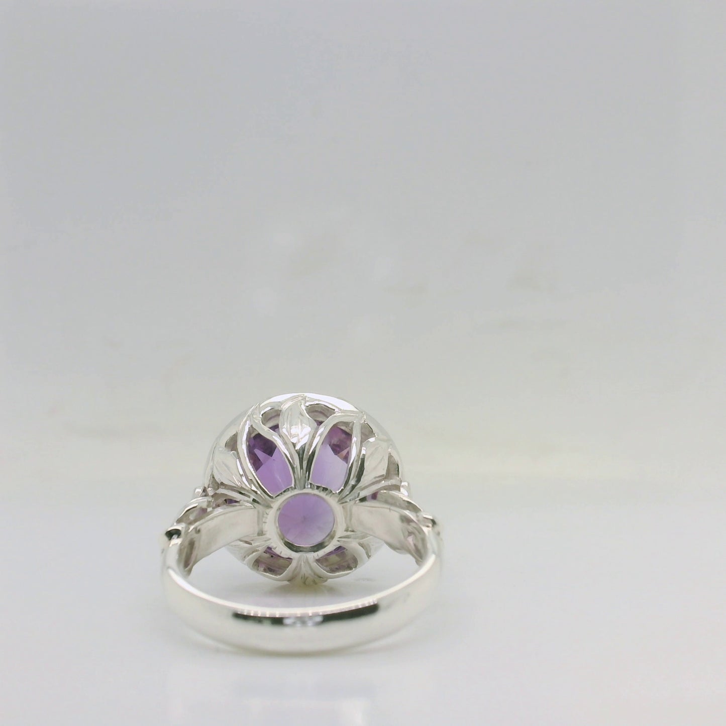 Fancy Cut Amethyst Ring