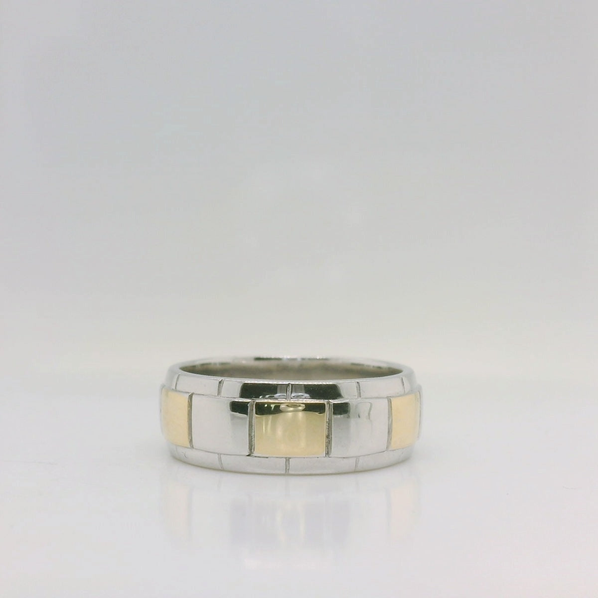 Two-Tone Brick Ring
