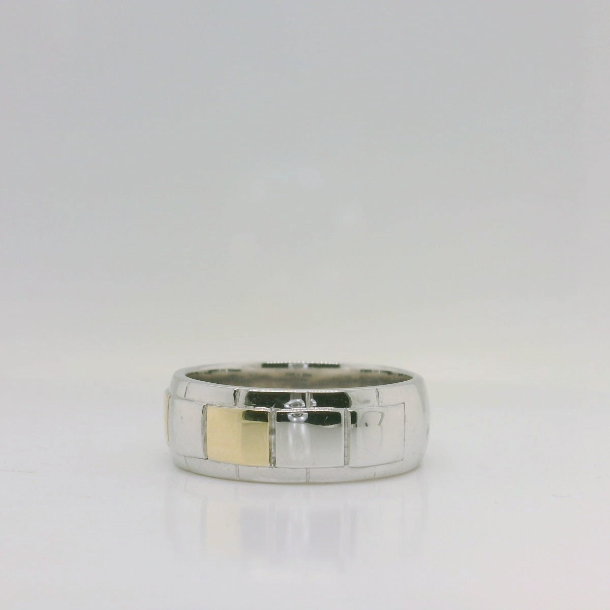 Two-Tone Brick Ring