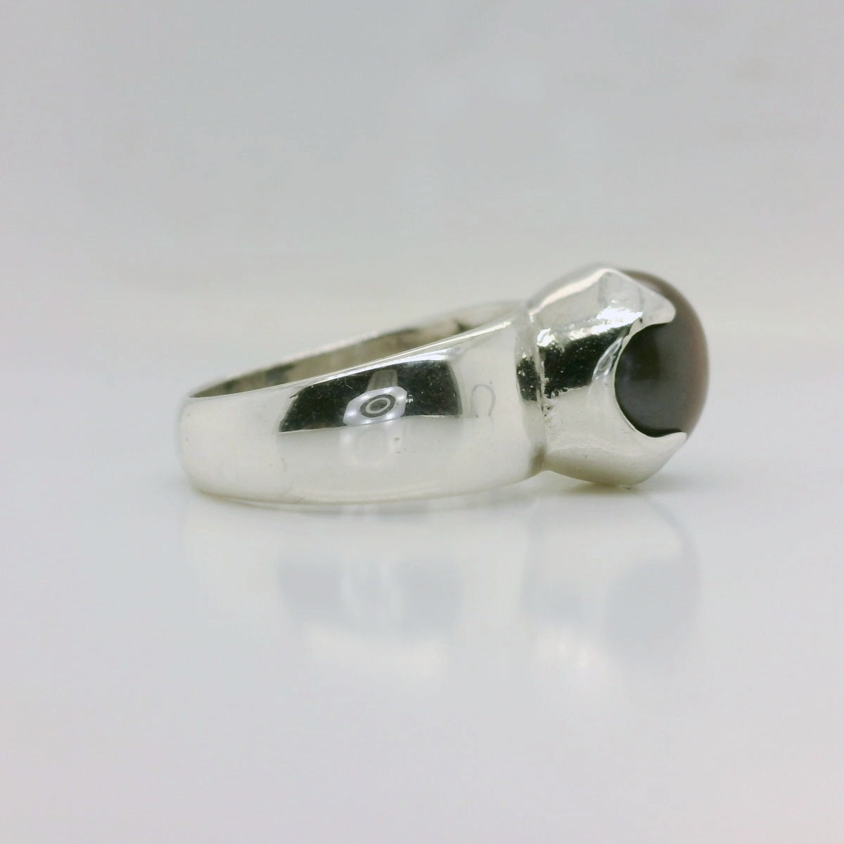 Claw Crown Black Freshwater Pearl Ring