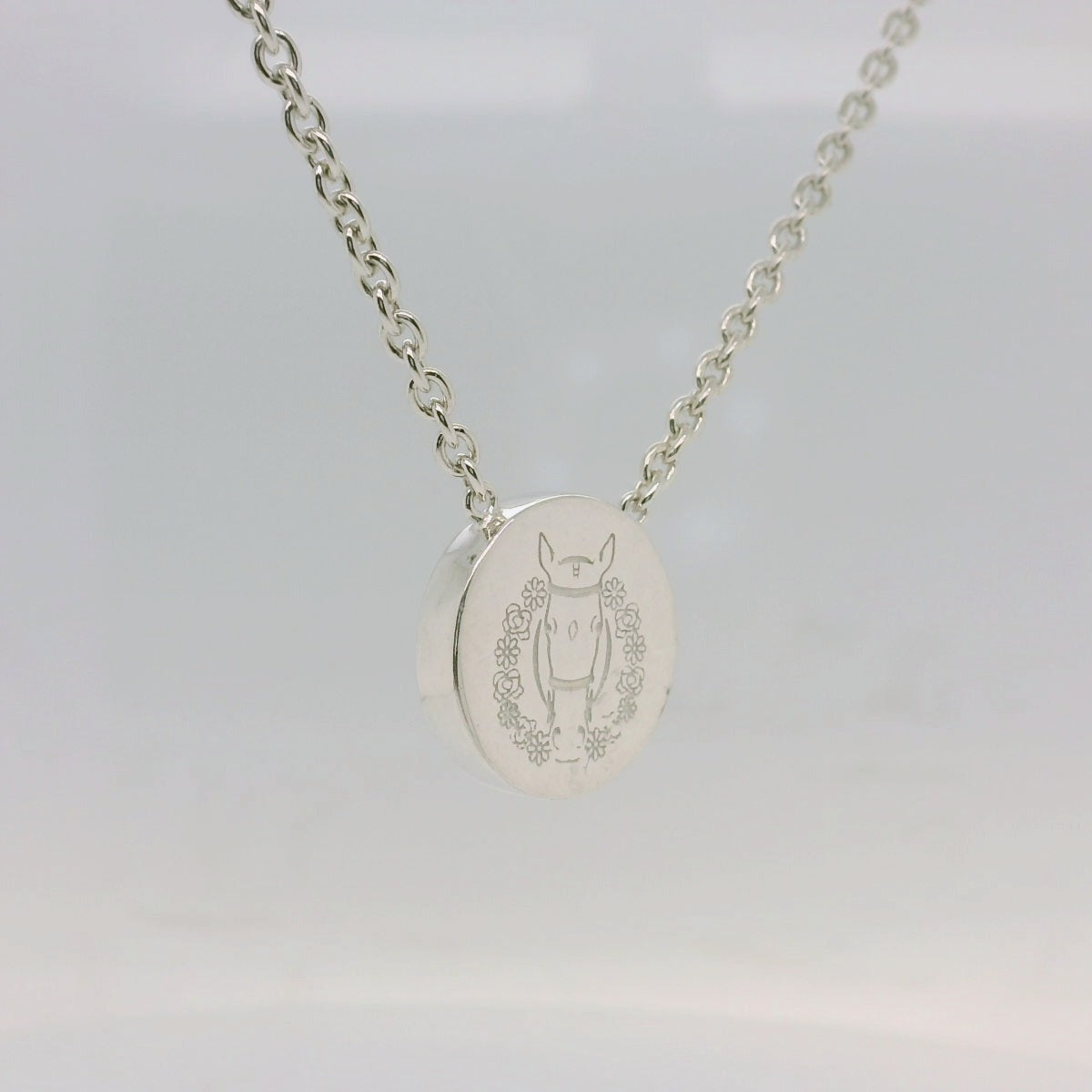 Horse & Wreath Necklace