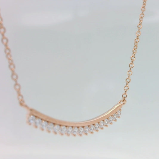 Rose Bar Necklace