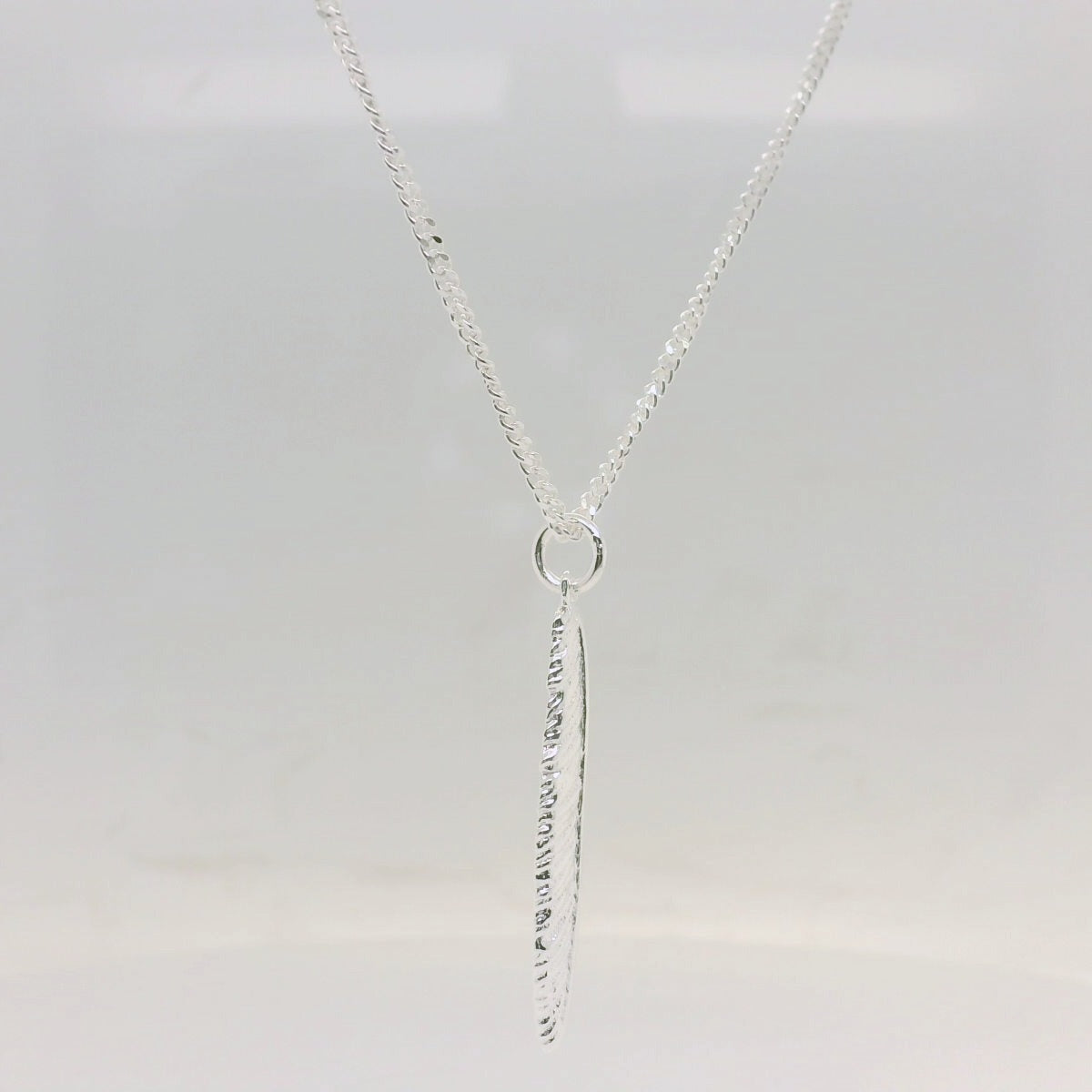 Fantail Feather Necklace