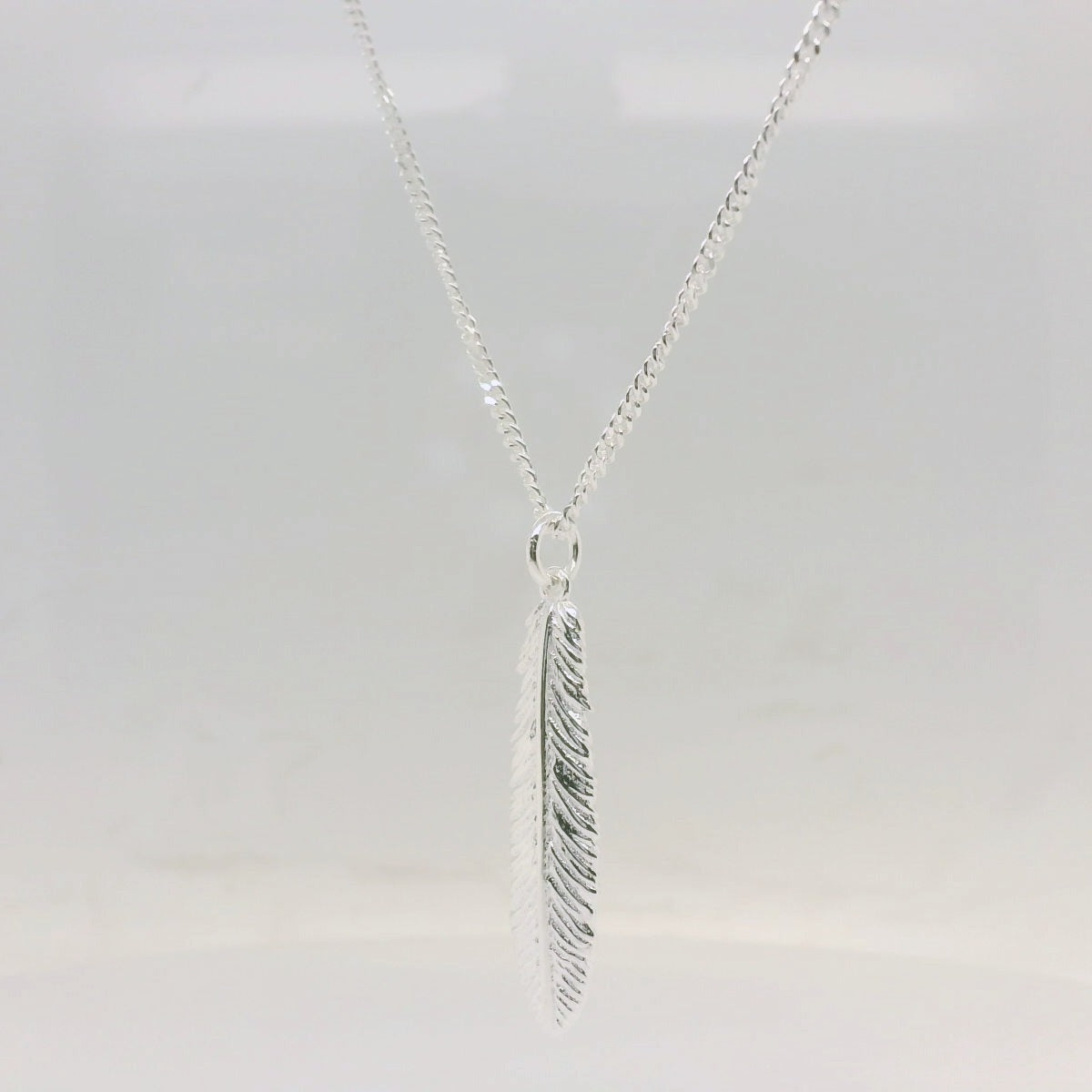Fantail Feather Necklace