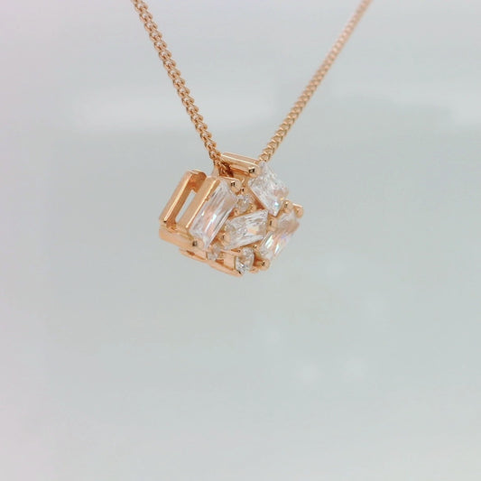 Rose Cluster Necklace