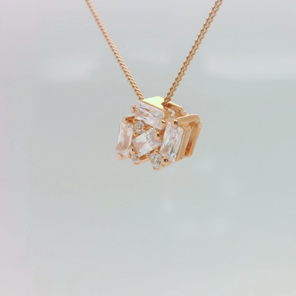 Rose Cluster Necklace