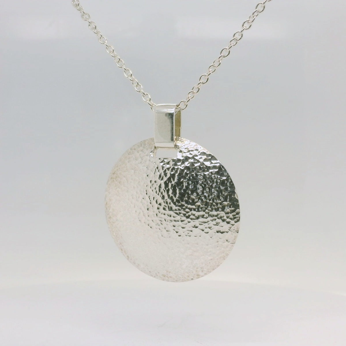 Textured Disc Pendant