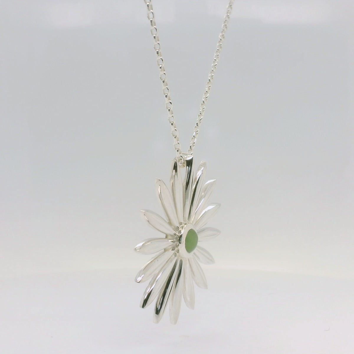 Greenstone Flower Necklace
