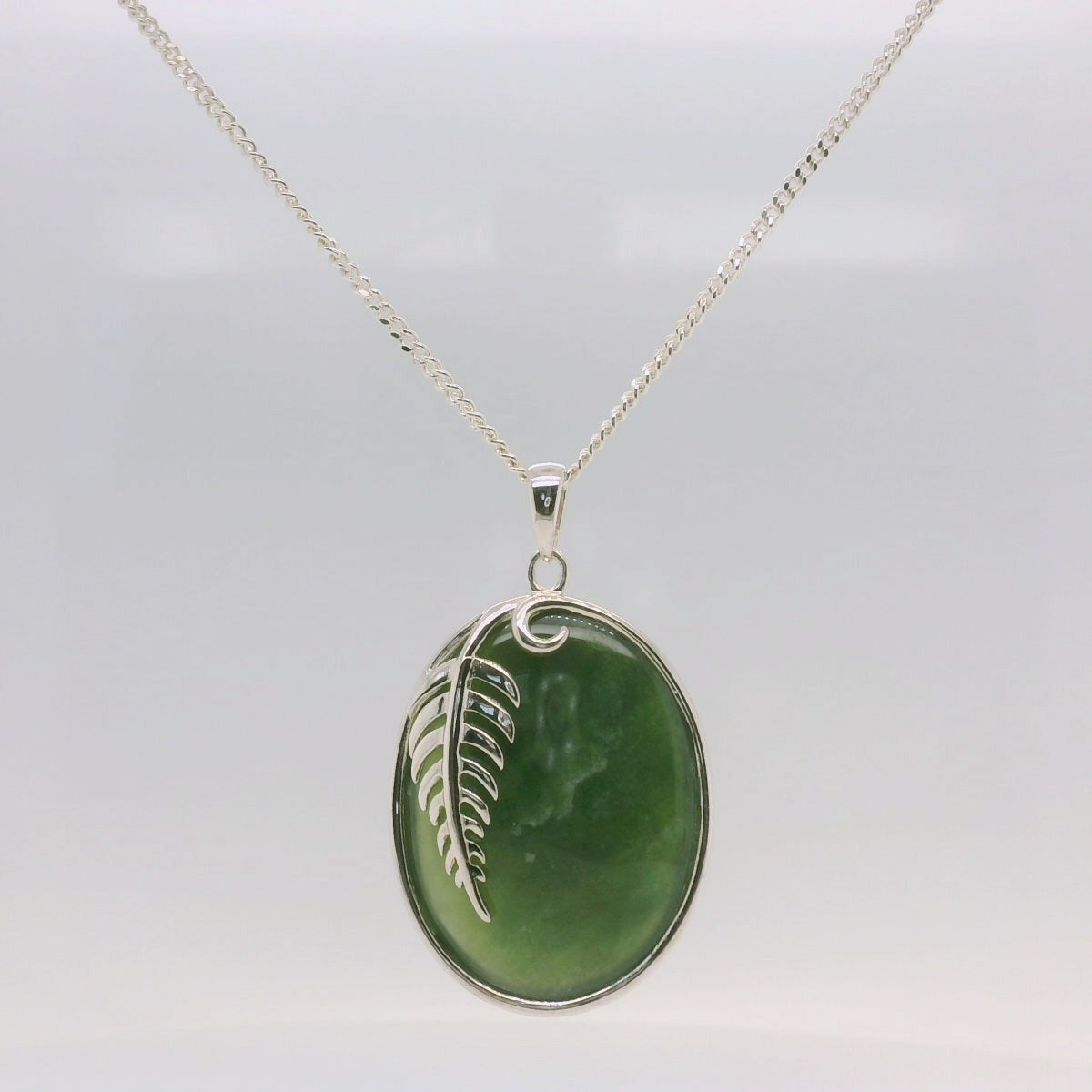 Greenstone Fern Necklace