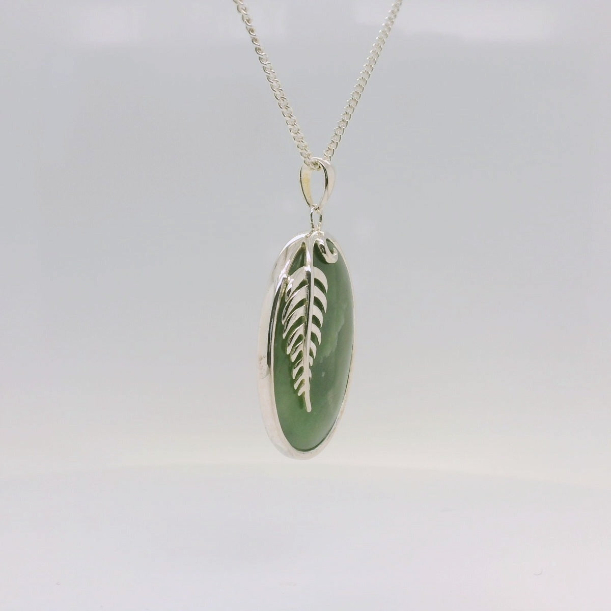 Greenstone Fern Necklace