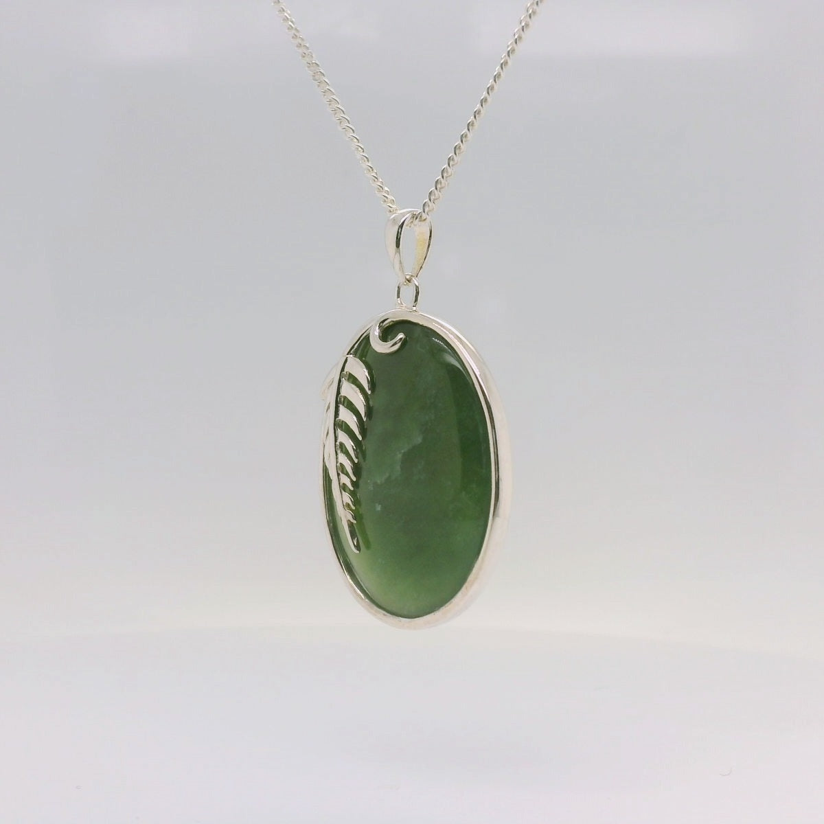 Greenstone Fern Necklace