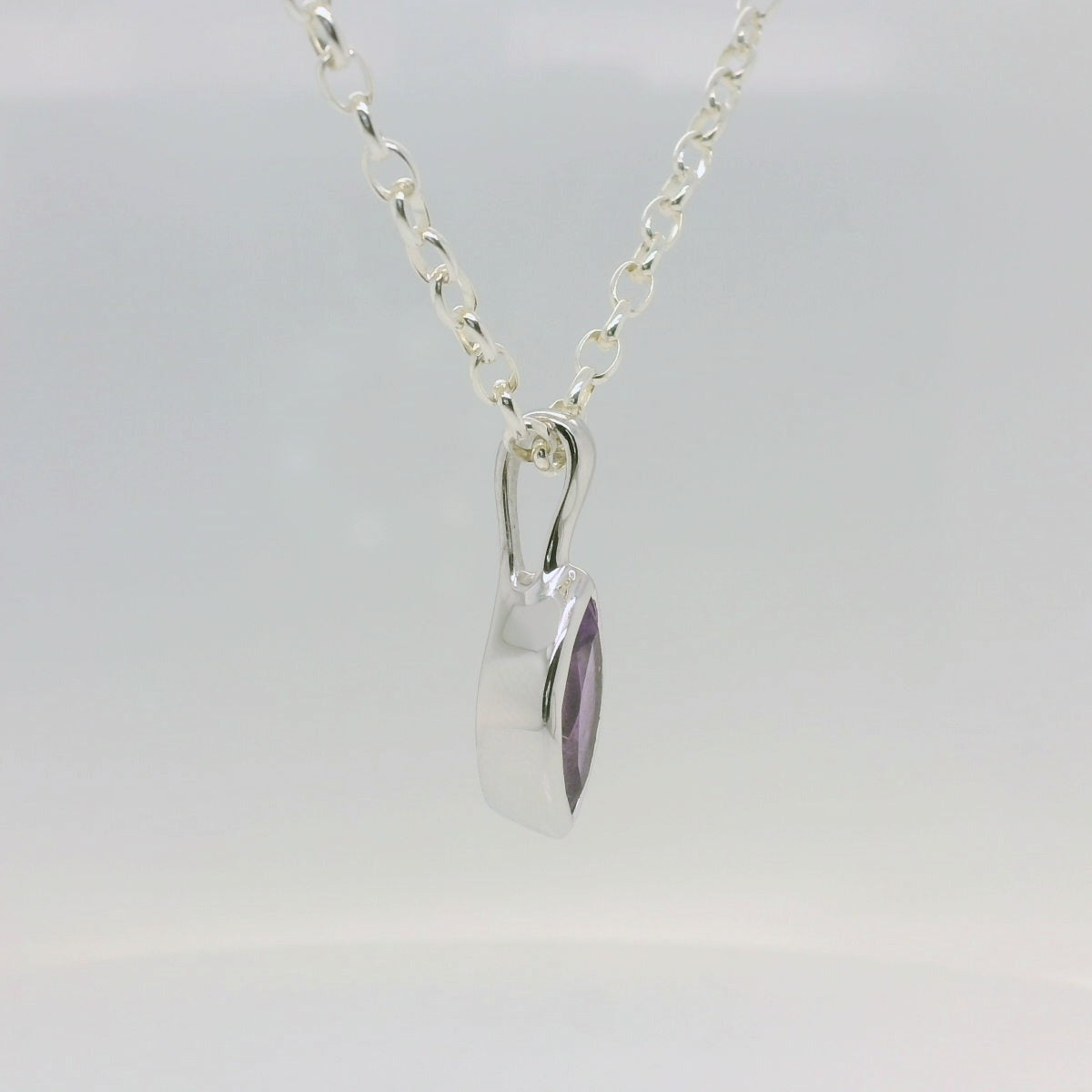 Marquise Amethyst Pendant