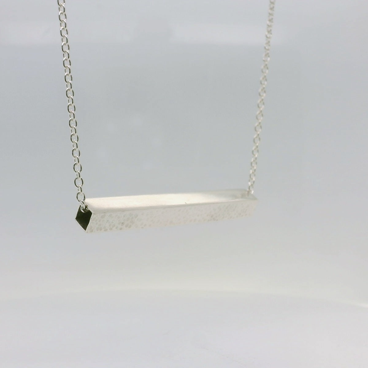 Textured Tube Necklace