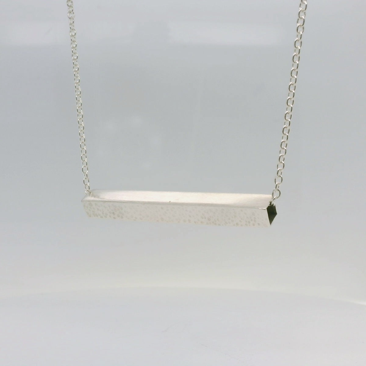 Textured Tube Necklace