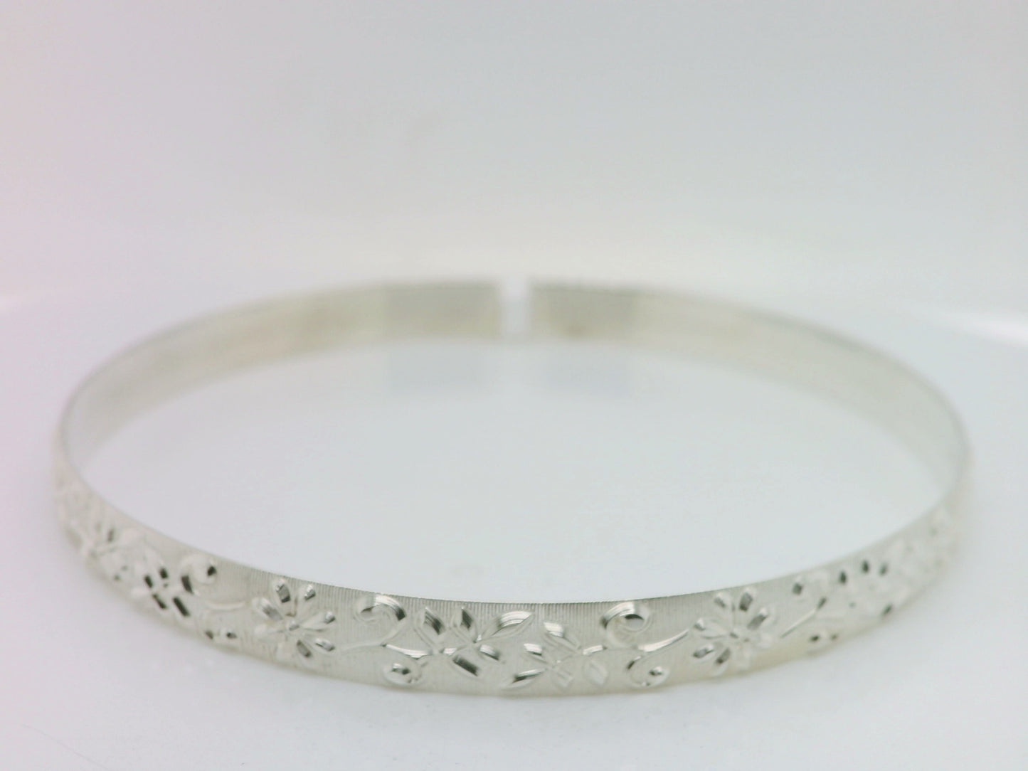 Engraved bangle