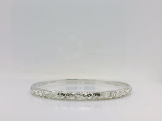 Child's Fully Engraved Bangle