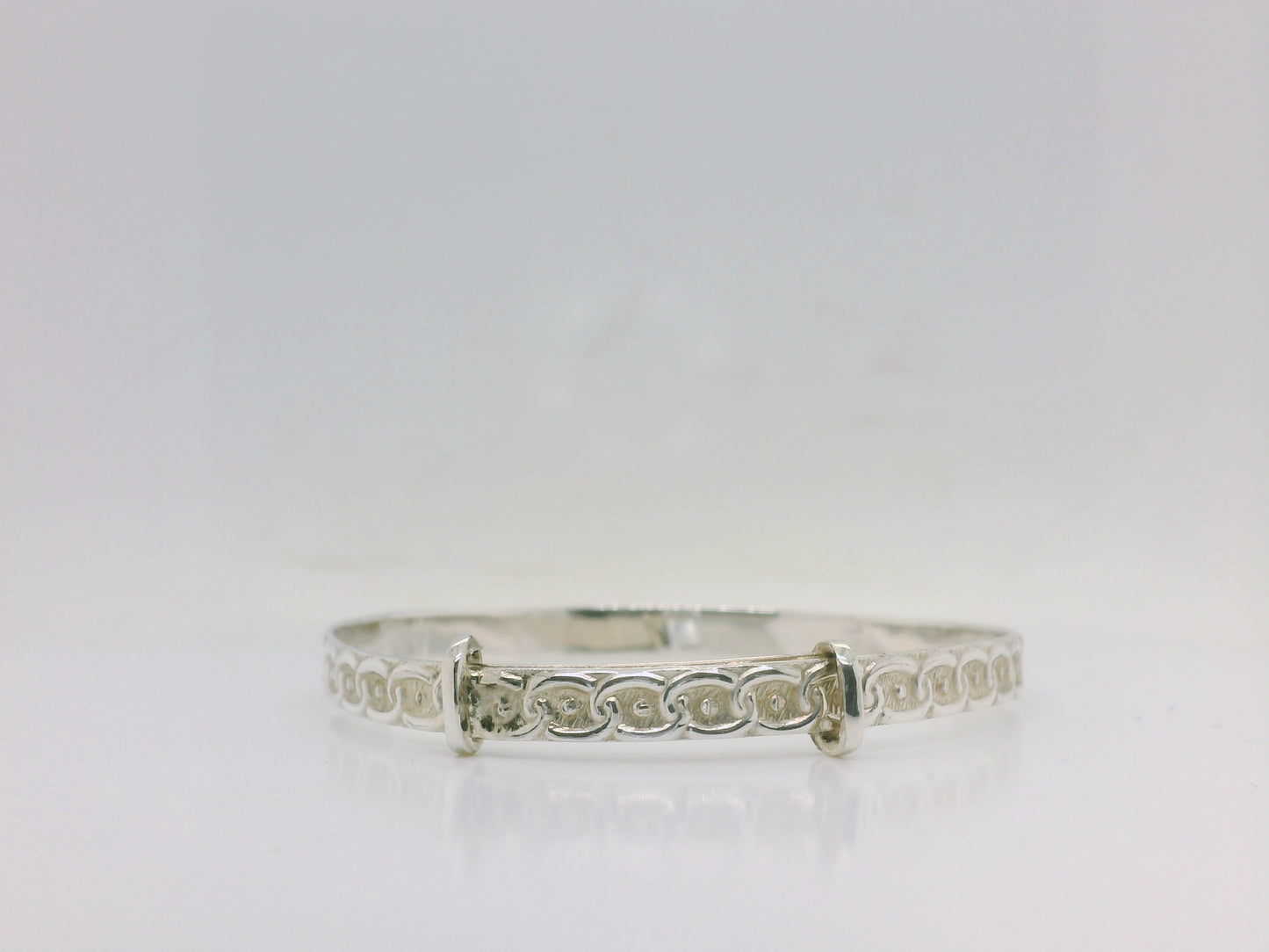 Embosed Expanding Bangle