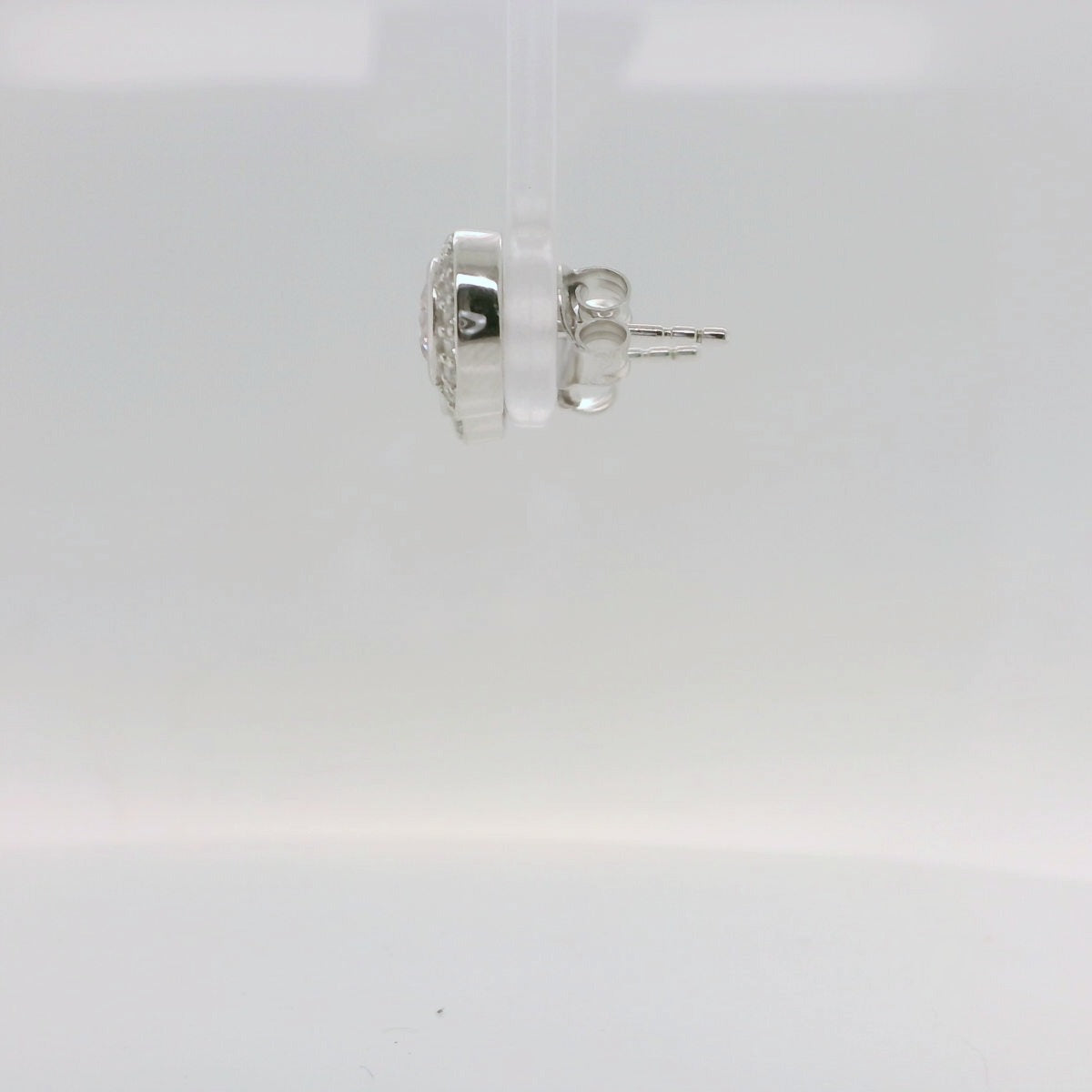 Pink CZ Cluster Studs