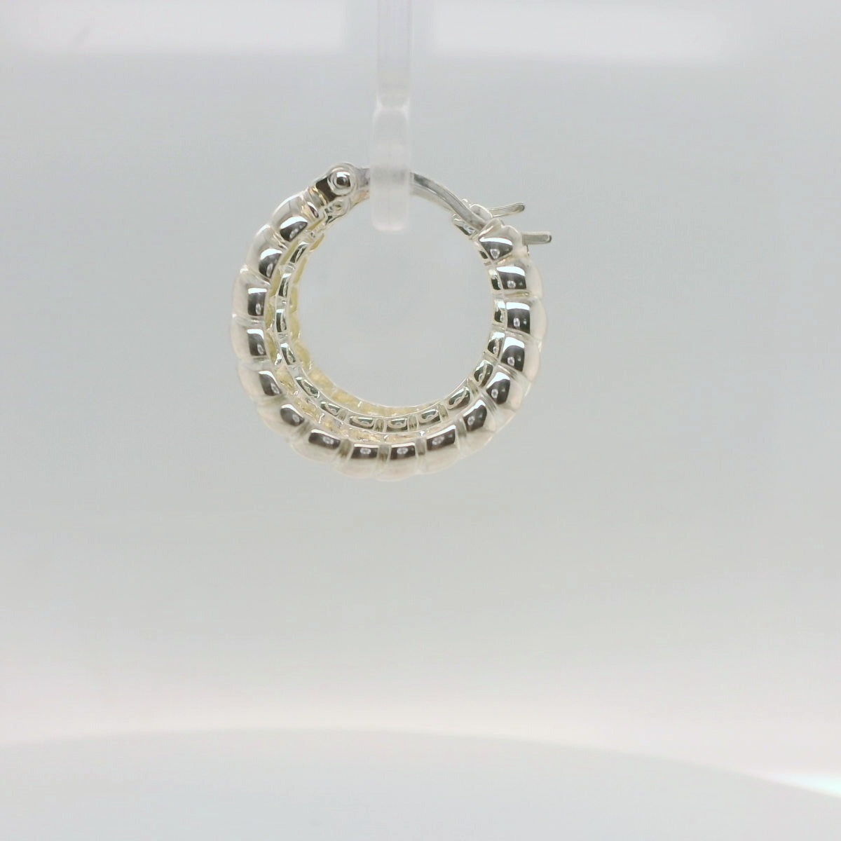Silver Thalassa Hoop