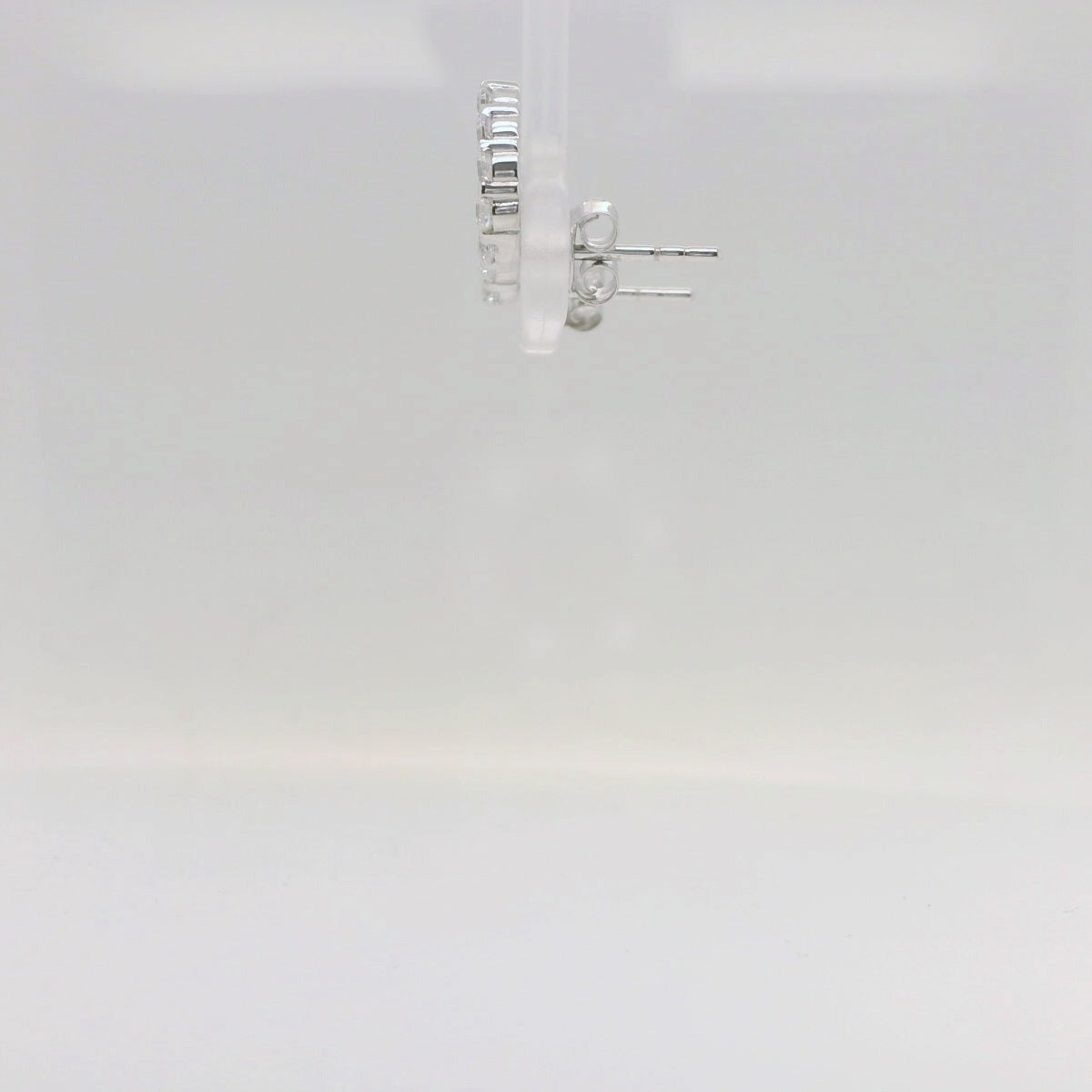 Large CZ Horseshoe Studs