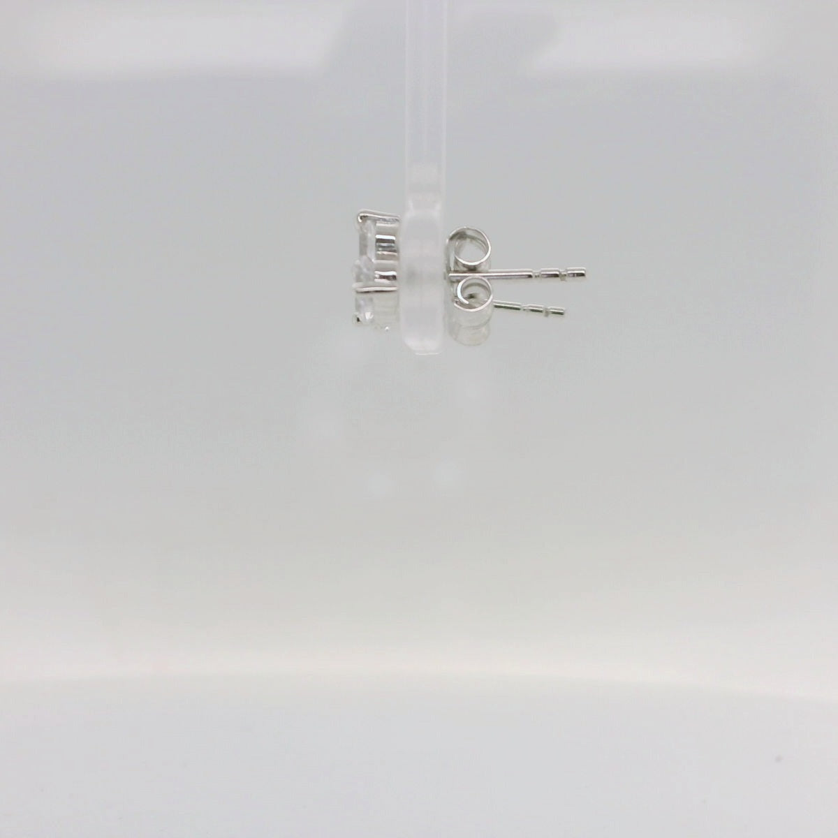 3 CZ Stud Earrings