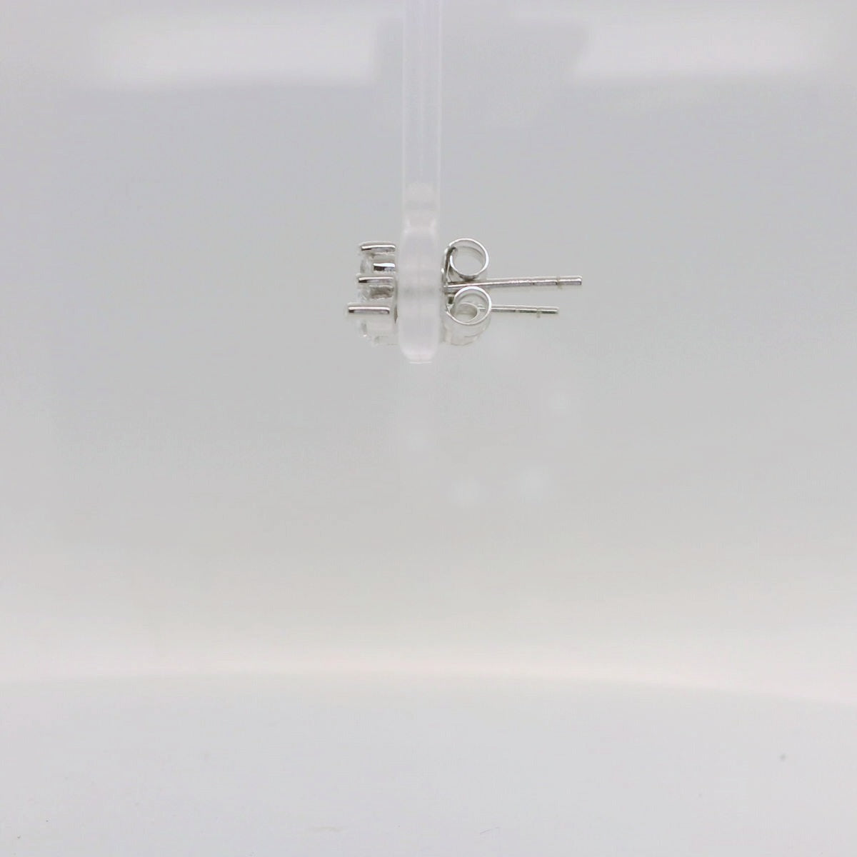 Marquise & Round Stud Earrings