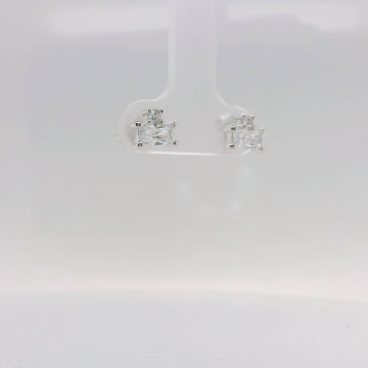 Baguette & Round Studs