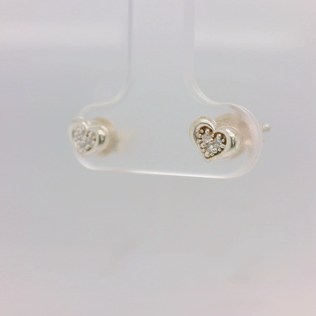 Heart CZ Studs