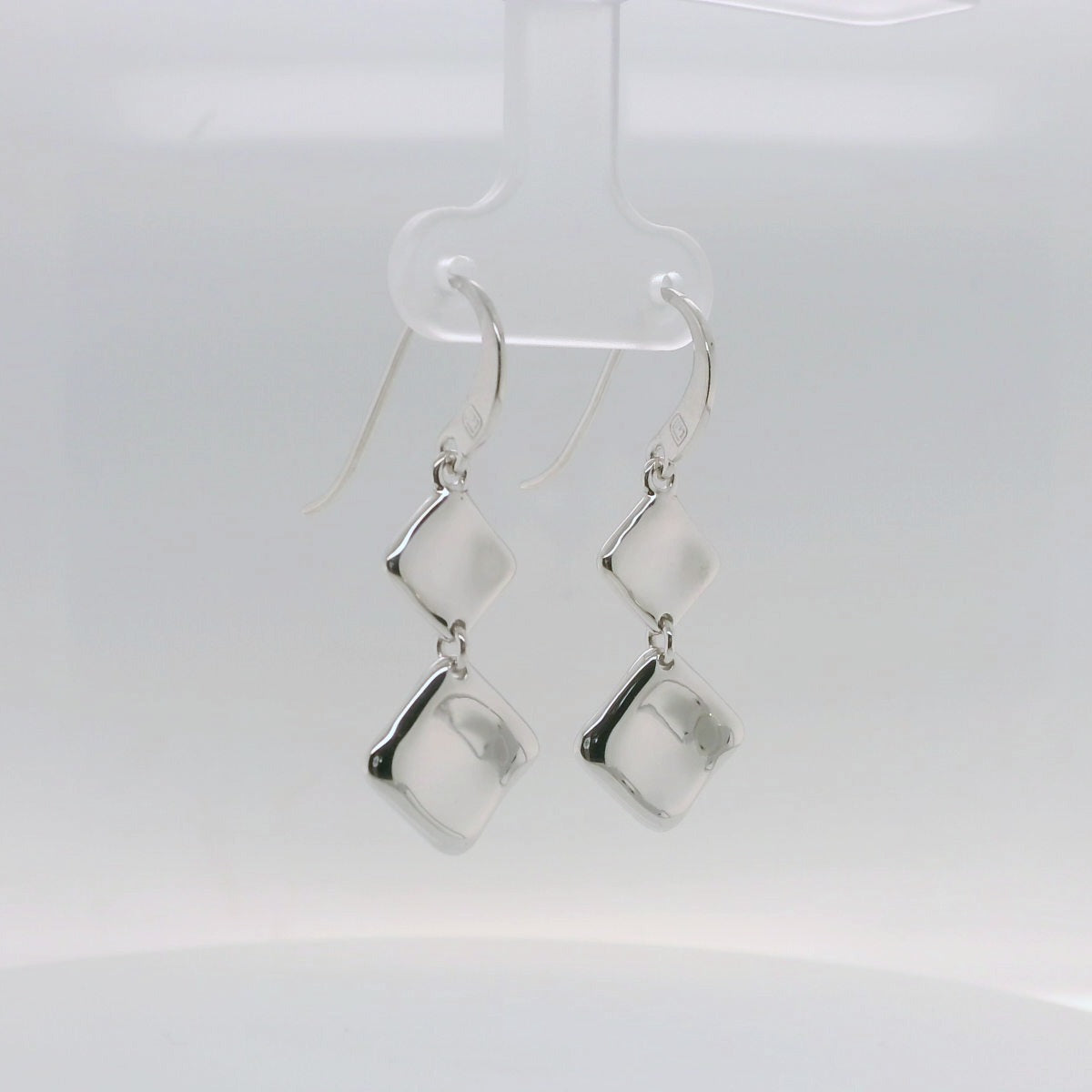 Double Square Drop Earrings