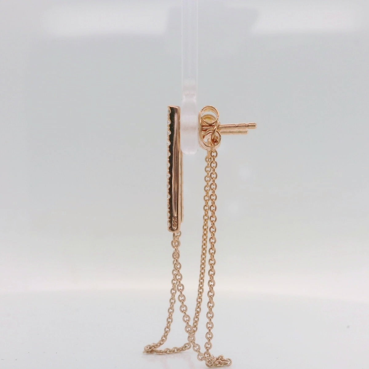 Bar Chain Drop Earrings