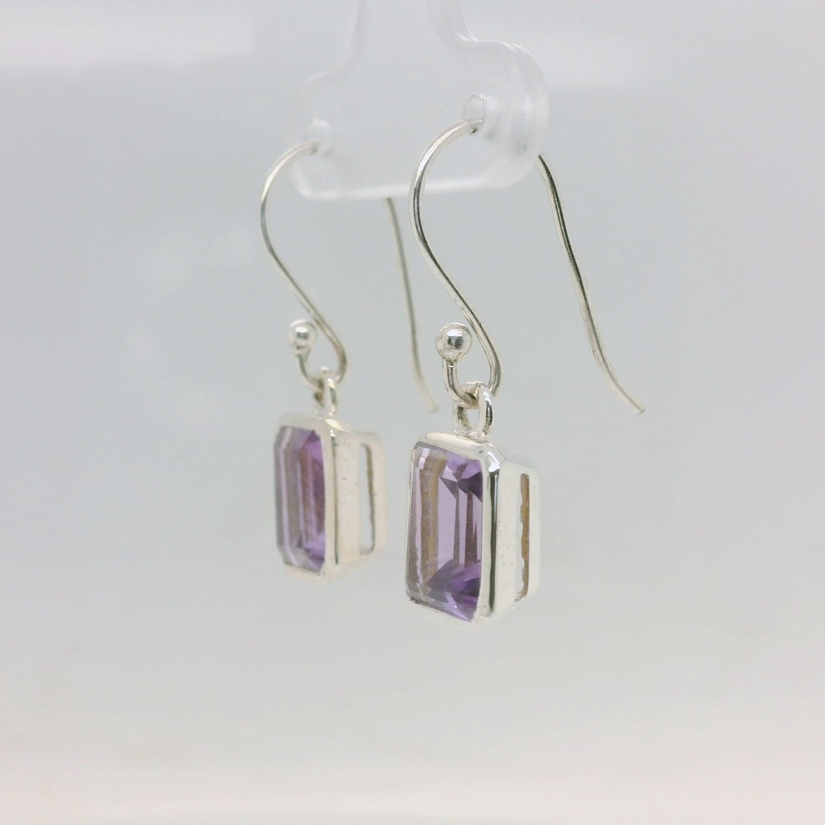 Rectangle Amethyst Drops