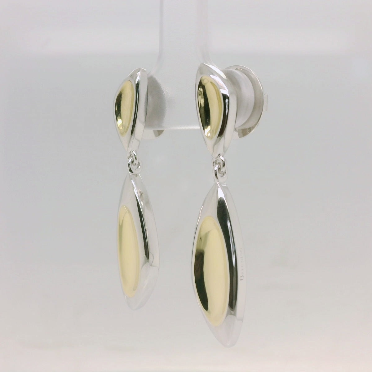 Two-Tone Odd Bod Drop Earrings