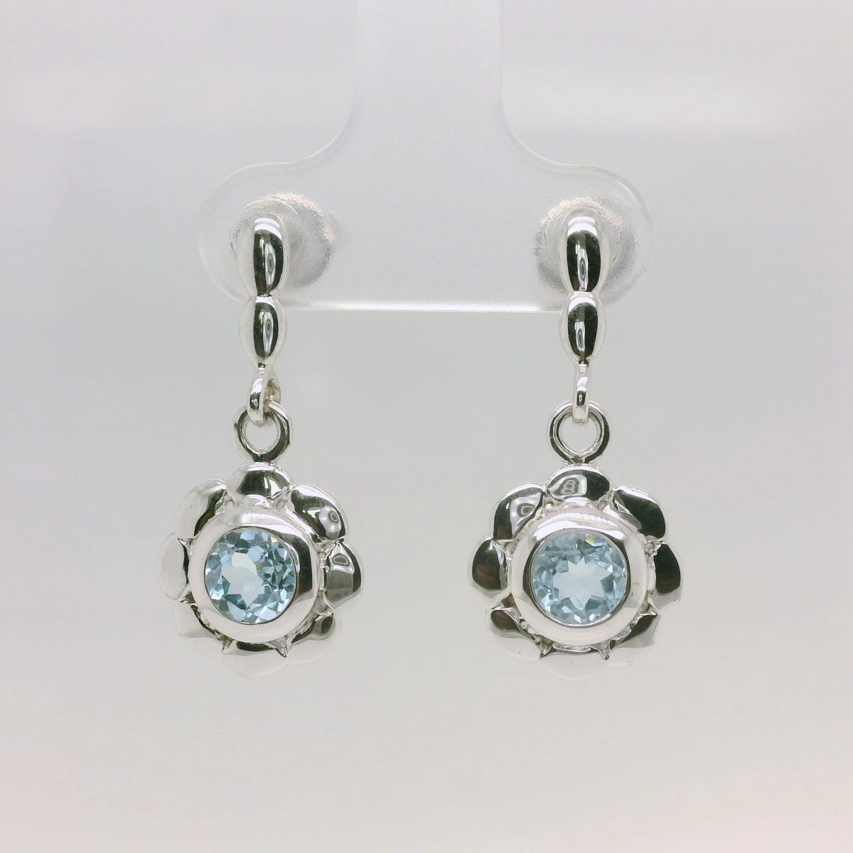 Topaz Flower Earrings