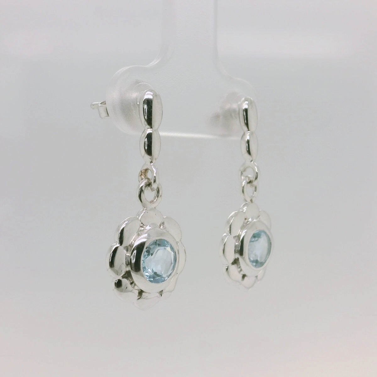 Topaz Flower Earrings