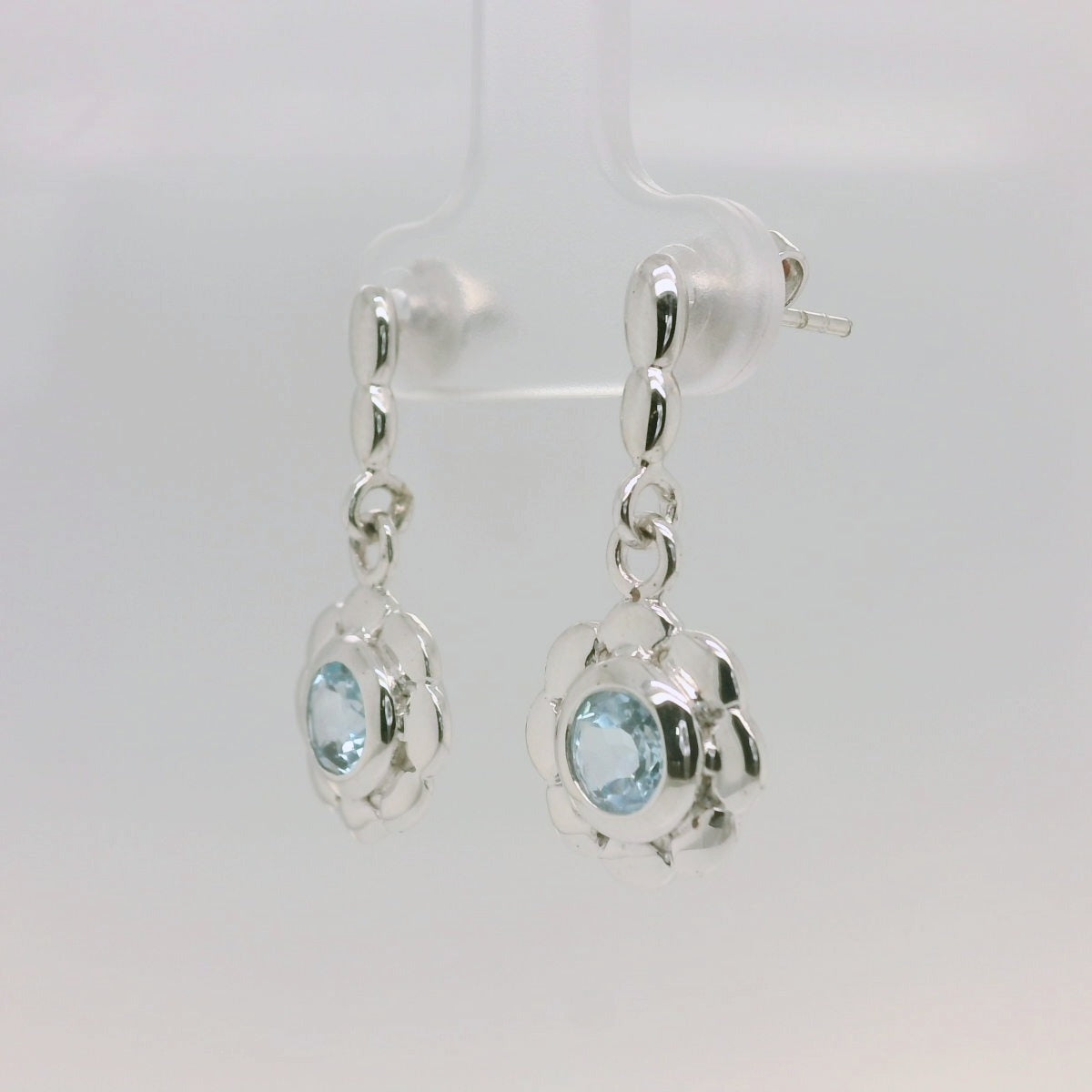 Topaz Flower Earrings