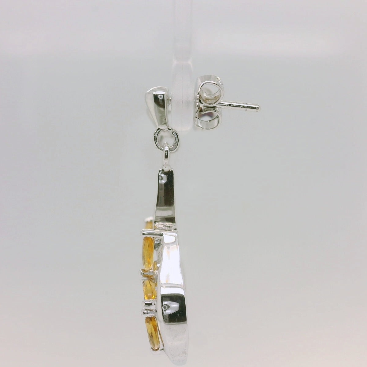 Golden Citrine Stud Drops