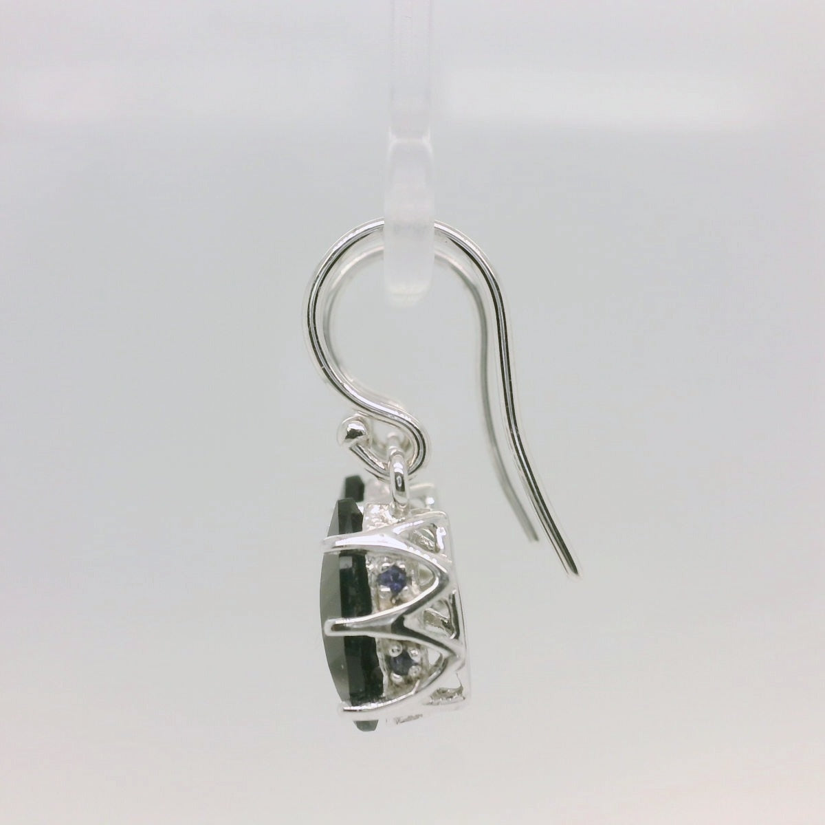 Black Quartz Drop Earrings