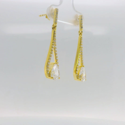 Yellow Teardrop Earring